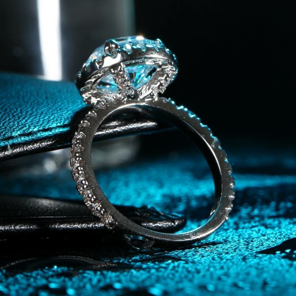 Hot Sell zircon fashion ring 925 sterling silver jewelry rings for women